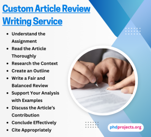 Custom Article Review Writing Assistance