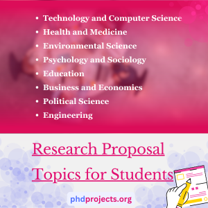 Research Proposal Projects for Students
