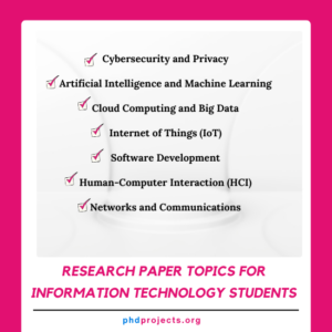 Research Paper Ideas for Information Technology Students