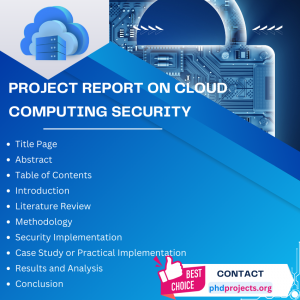Project Proposal Ideas on Cloud Computing Security