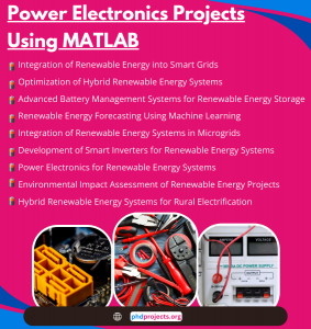 Power Electronics Projects Using MATLAB Thesis Topics