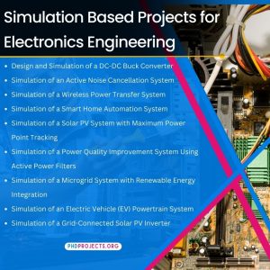 Simulation Based Project Ideas for Electronics Engineering