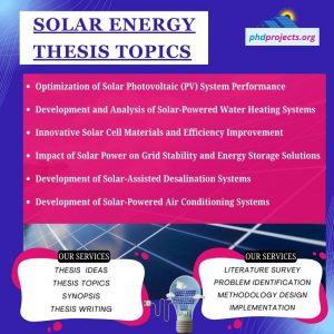 Solar Energy Thesis Proposal Topics