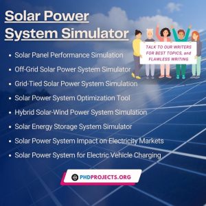 Solar Power System Simulator Thesis Ideas